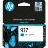 HP 937 Cyan Original Ink Cartridge 4S6W2NE