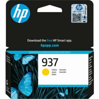 HP 937 Yellow Original Ink Cartridge 4S6W4NE