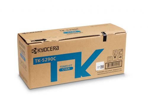 Kyocera TK-5290C Cyan Laser Toner Cartridge 1T02TXCNL0 TK5290C