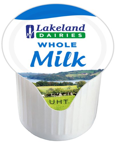 Lakeland Full Fat Long Life Milk Pot 12ml Pack 120