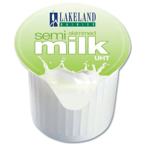 Lakeland Semi Skimmed Long Life Milk Pot 12ml Pack 120