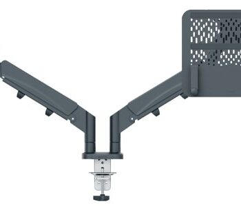 Leitz Ergo Space Saving Dual Monitor & Laptop Arm 65380089