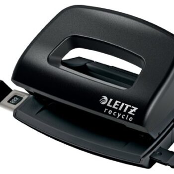 Leitz NeXXt Recycle Mini 2-Hole Punch Black 10 Sheets 50100095
