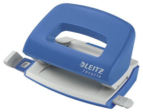 Leitz NeXXt Recycle Mini 2-Hole Punch Blue 10 Sheets 50100035
