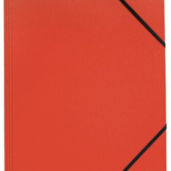 Leitz Recycle Card Folder A4 Red With Elastic Band Closure 9080025