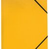 Leitz Recycle Card Folder A4 Yellow With Elastic Band Closure 39080015