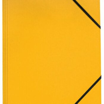 Leitz Recycle Card Folder A4 Yellow With Elastic Band Closure 39080015