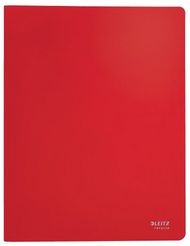 Leitz Recycle Display Book 20 Pockets Red 46760025