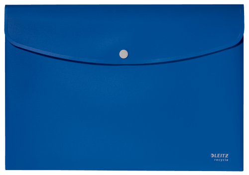 Leitz Recycle Document Wallet Blue 46780035
