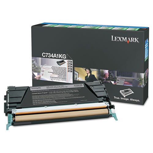Lexmark Black High Yield Return Program Toner Cartridge C746H1KG