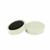 Nobo Whiteboard Magnets 38mm White Pack 10 1915315