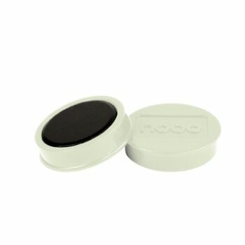 Nobo Whiteboard Magnets 38mm White Pack 10 1915315