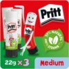 Pritt Original Glue Sticks Medium 22g - Pack 3 2760891