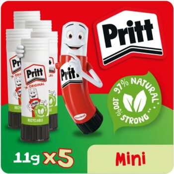 Pritt Original Glue Sticks Mini 11g - Pack 5 2741298