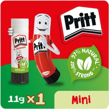 Pritt Original Mini Glue Sticks Value Pack 11g - Pack 12 1456073