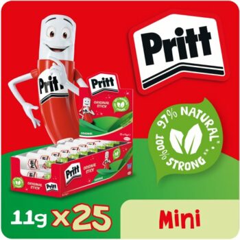 Pritt Original Mini Glue Sticks Value Pack 11g - Pack 25 1564149