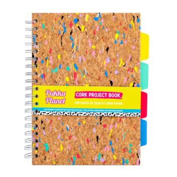 Pukka Planet Cork Project Book B5 Recycled FSC Paper - 9856-SPP