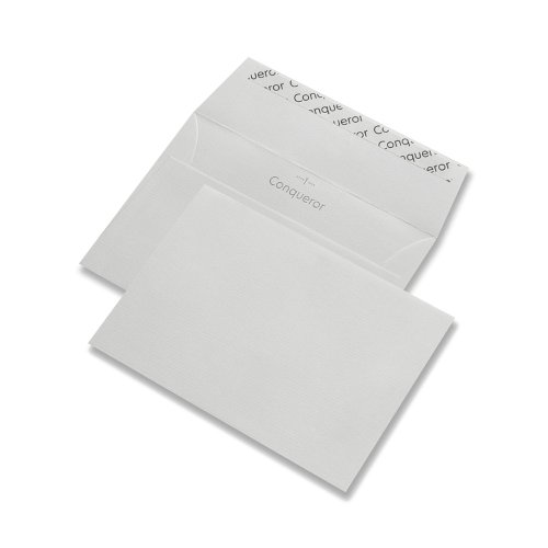 Conqueror Laid Wallet C6 Brilliant White Envelopes Superseal 120gsm Box 500 - Fusion Office UK