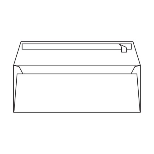Conqueror Laid Wallet DL Cream Envelopes Superseal 120gsm Box 500 - Fusion Office UK