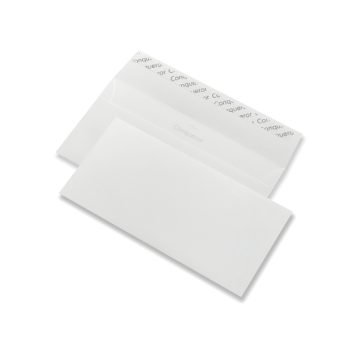 Conqueror Laid Wallet DL Diamond White Envelopes Superseal 120gsm Box 500 - Fusion Office UK
