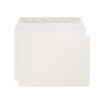 Conqueror Wove Wallet C4 High White Envelopes Superseal 120gsm Box 250 - Fusion Office UK