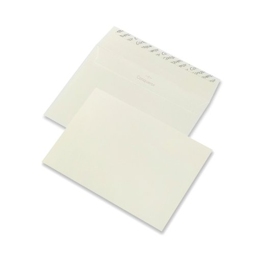 Conqueror Wove Wallet C5 Cream Envelopes Superseal 120gsm Box 250 - Fusion Office UK