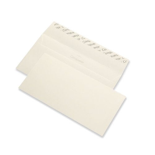 Conqueror Wove Wallet DL Oyster Envelopes Superseal 120gsm Box 500 - Fusion Office UK