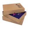Brown A4 Stationery Box & Lid 305x216x57mm (1 Ream) Pack 50