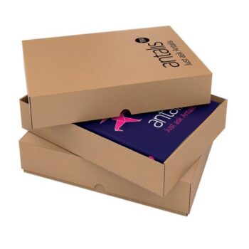 Brown A4 Stationery Box & Lid 305x216x57mm (1 Ream) Pack 50