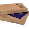 Brown A5 Stationery Box & Lid 215x156x57mm Pack of 100