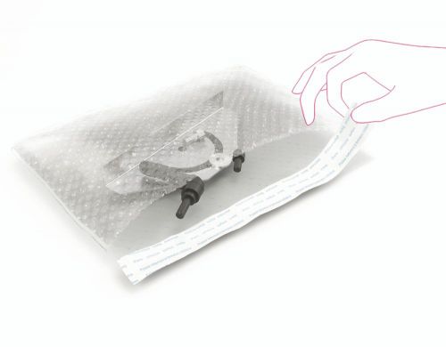 Bubble Mailer B/00 Gold Int 120x210mm Box 200