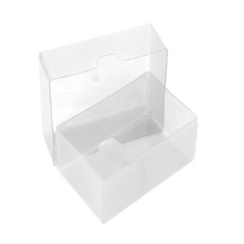 Business Card Box & Lid Large 95x60x70mm Plastic Base/Lid Pack 125