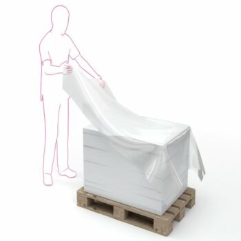 Centre Fold Sheets Pallet Covers 900/1800mmx495m Perforated Every 1800mm 30mic Roll