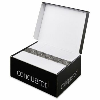 Conqueror Laid Wallet DL High White Envelopes Superseal 120gsm Box 500