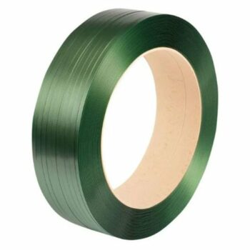 Embossed Polyester Strapping Band Green 12x0.7mm 2000m 406mm Core Reel (Res:350kg)