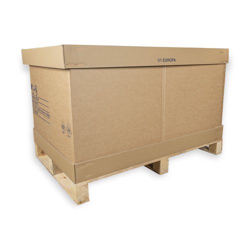 Full Euro Pallet Box 1/1 Integral Heat Treated Pallet 1170x770x660mm Each