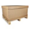 Half Palletised Container Pallet Box 1/2 With Integral Heat Treated Pallet 1070x870x550mm Each