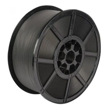 Hand Strapping Reel Polypropylene Black 12mm 1500m 76mm Core (Res:180kg)