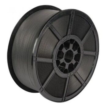 Hand Strapping Reel Polypropylene Black 12x0.80mm 1300m 78mm Core (Res:250kg)