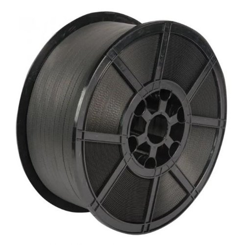 Hand Strapping Reel Polypropylene Black 12x0.80mm 1300m 78mm Core (Res:250kg)
