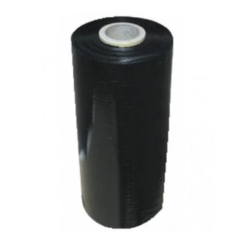Hand Stretchfilm Blown Black Wrap 500mmx250m Heavy Duty Standard Core Box 6 Rolls
