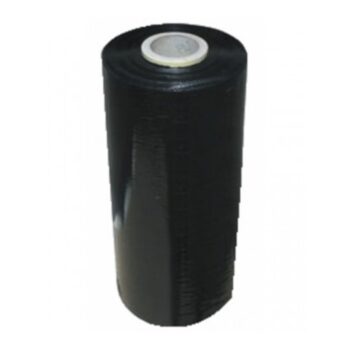 Hand Stretchfilm Blown Black Wrap 500mmx250m Medium Duty Standard Core Box 6 Rolls