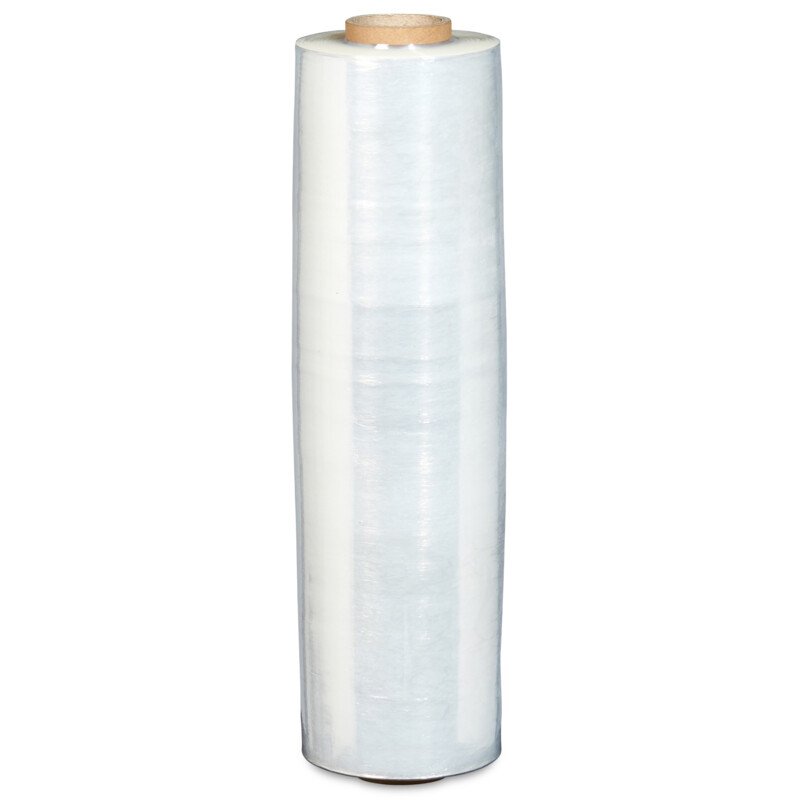 Hand Stretchfilm Blown Clear Wrap 500mmx300m Medium Duty Standard Core Box 6 Rolls