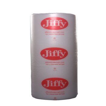 Jiffy Small Bubble Wrap 750mmx75m 30% Recycled Pack 2 Rolls