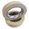 Paper Masking Solvent Tapes Cream 50mmx50m 90mic Box 36 Rolls