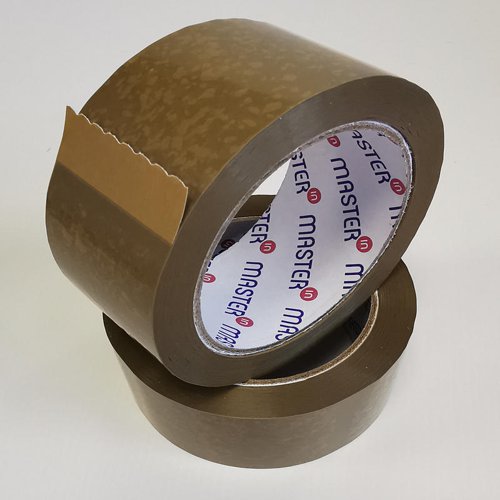 Polyprop Hotmelt Tapes Buff Brown 48mmx66m 25mic Box 36 Rolls