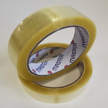 Polyprop Hotmelt Tapes Clear 25mmx66m 25mic Box 72 Rolls