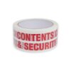 Polyprop Printed CONTENTS CHECKED AND SECURITY SEALED Tapes 48mmx66m Box 36 Rolls