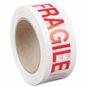Polyprop Printed FRAGILE Tapes 50mmx66m Solvent High Tack Box 36 Rolls