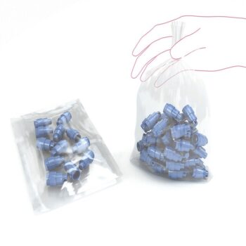 Polythene Clear Flat Bags 12x18 300x450mm Lightweight 30 Microns Box 1000